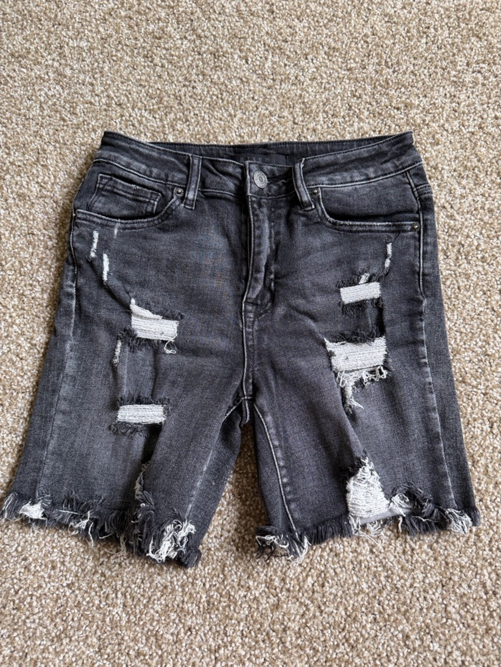 Risen Distressed Bermuda Shorts